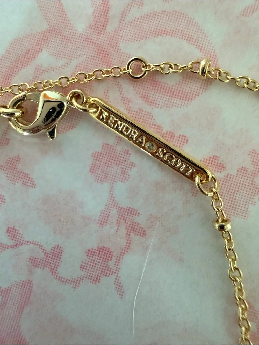 LoveShackFancy x Kendra Scott Gold Bow Pearl Drop Necklace Gift Set